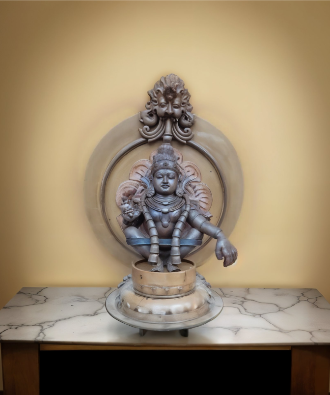 Ayyapan Bronze Idol